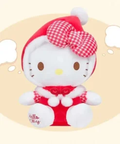 PELUCHE HELLO KITTY SANTA  DE NAVIDAD