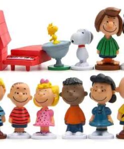 Figuras De Snoopy Charlie Brown Y Sus Amigos 12 Pzs Kawaii