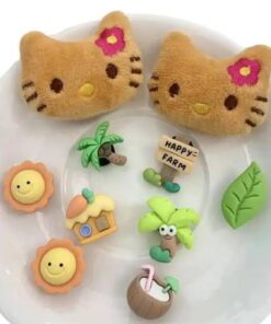 CHARMS PINES PARA CROCS HELLO KITTY VERANO