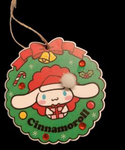 COLGANTE NAVIDAD EN  MADERA CINNAMOROLL M1