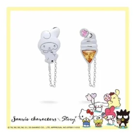 AROS MY MELODY ASIMETRICOS IMPORTADOS