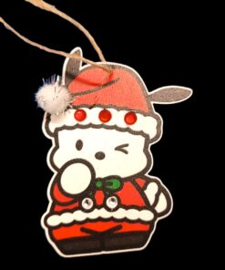 COLGANTE NAVIDAD EN  MADERA POCHACCO