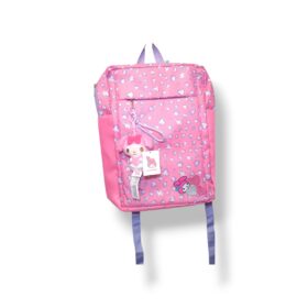 Mochila Universitaria My Melody con Colgante de Peluche My Melody