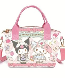 CARTERA MY MELODY & KUROMI EN CUERINA